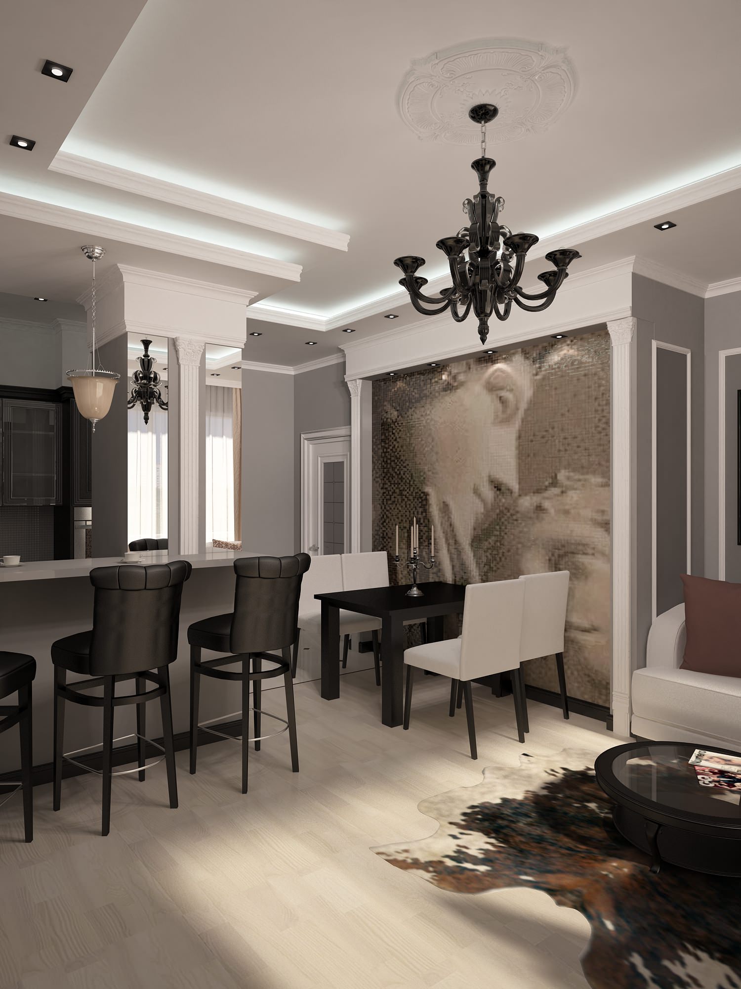 Apartment with a touch of classic
