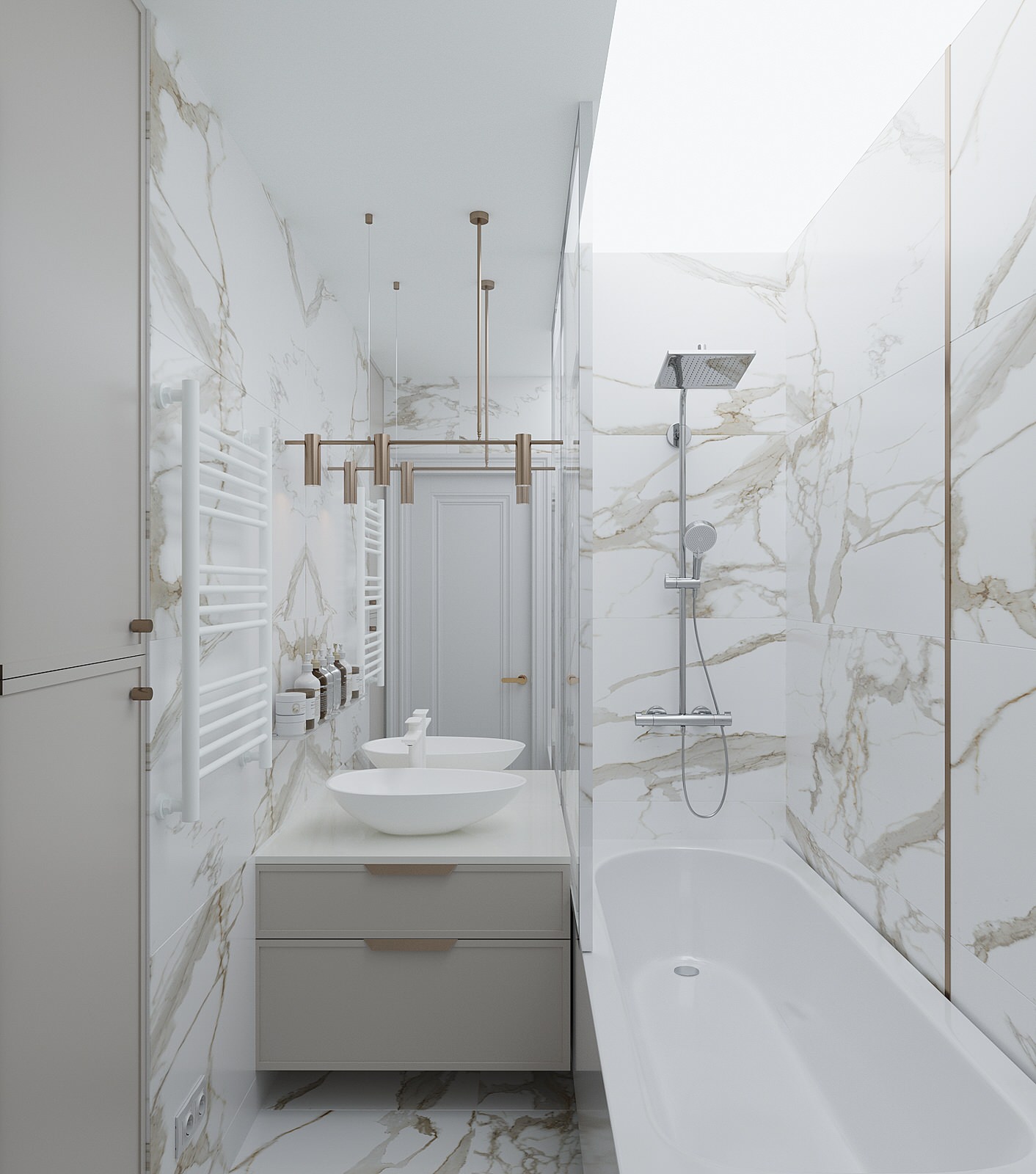 Обложка проекта: Дизайн проект квартиры 80 кв.м.