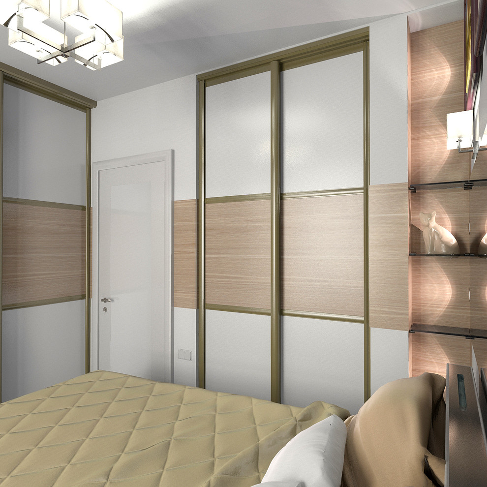 Спальня и лоджия в современном стиле