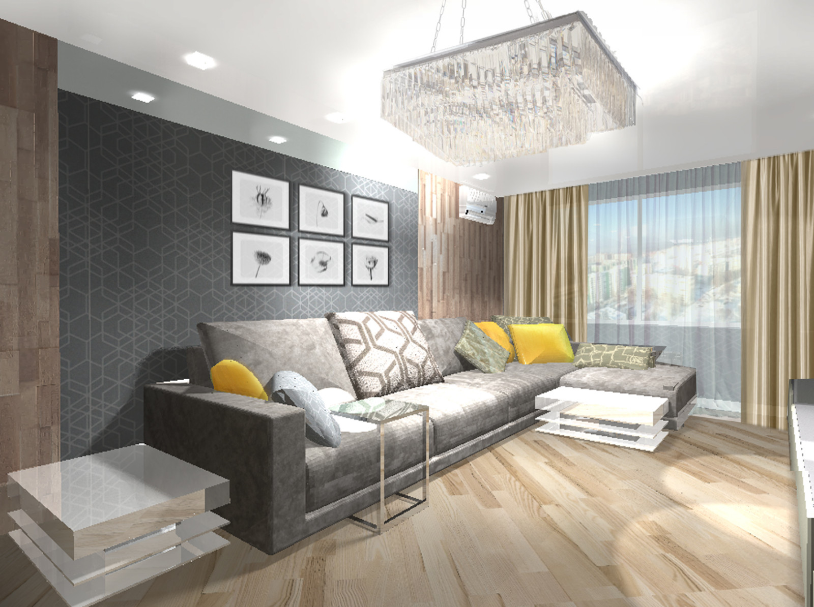 Обложка проекта: квартира 100 м2 "Эко-вуд"