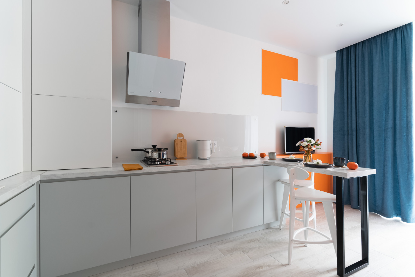 Акцентный ремонт в однушке 40 кв.м