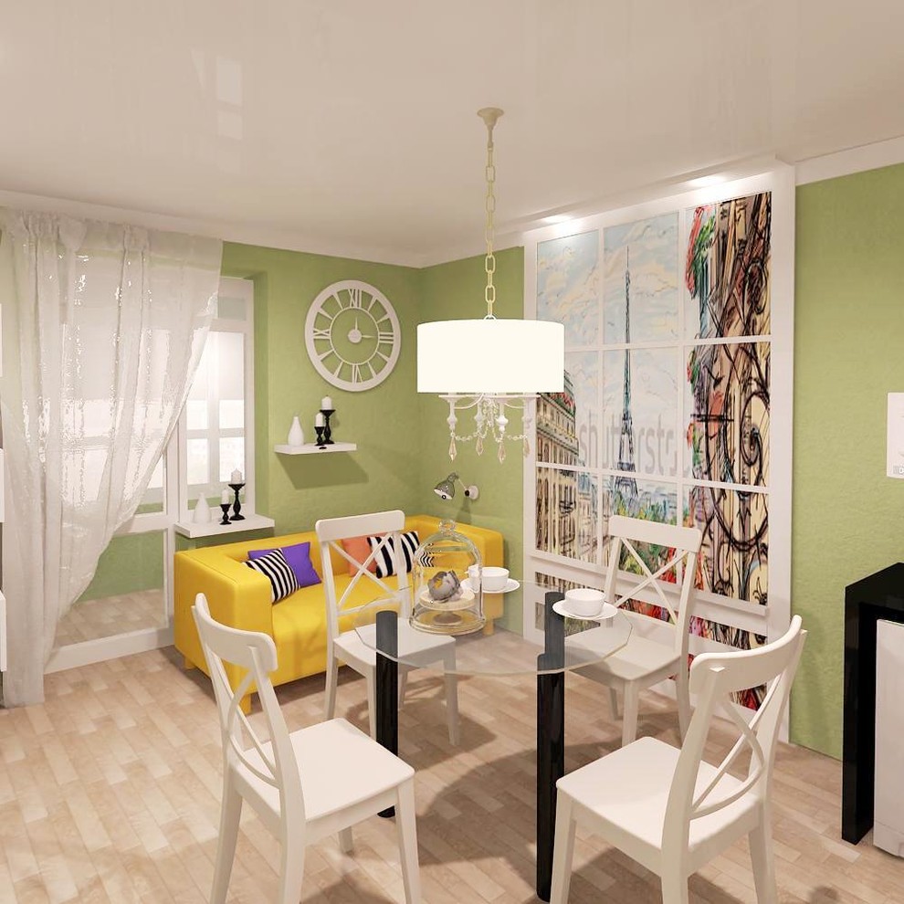 Проект 2-х комнатной квартиры (61 кв.м.) в современном стиле, ЖК Татищев