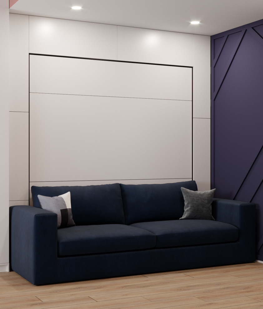 Обложка проекта: Спальня и рабочий кабинет для мастера красоты