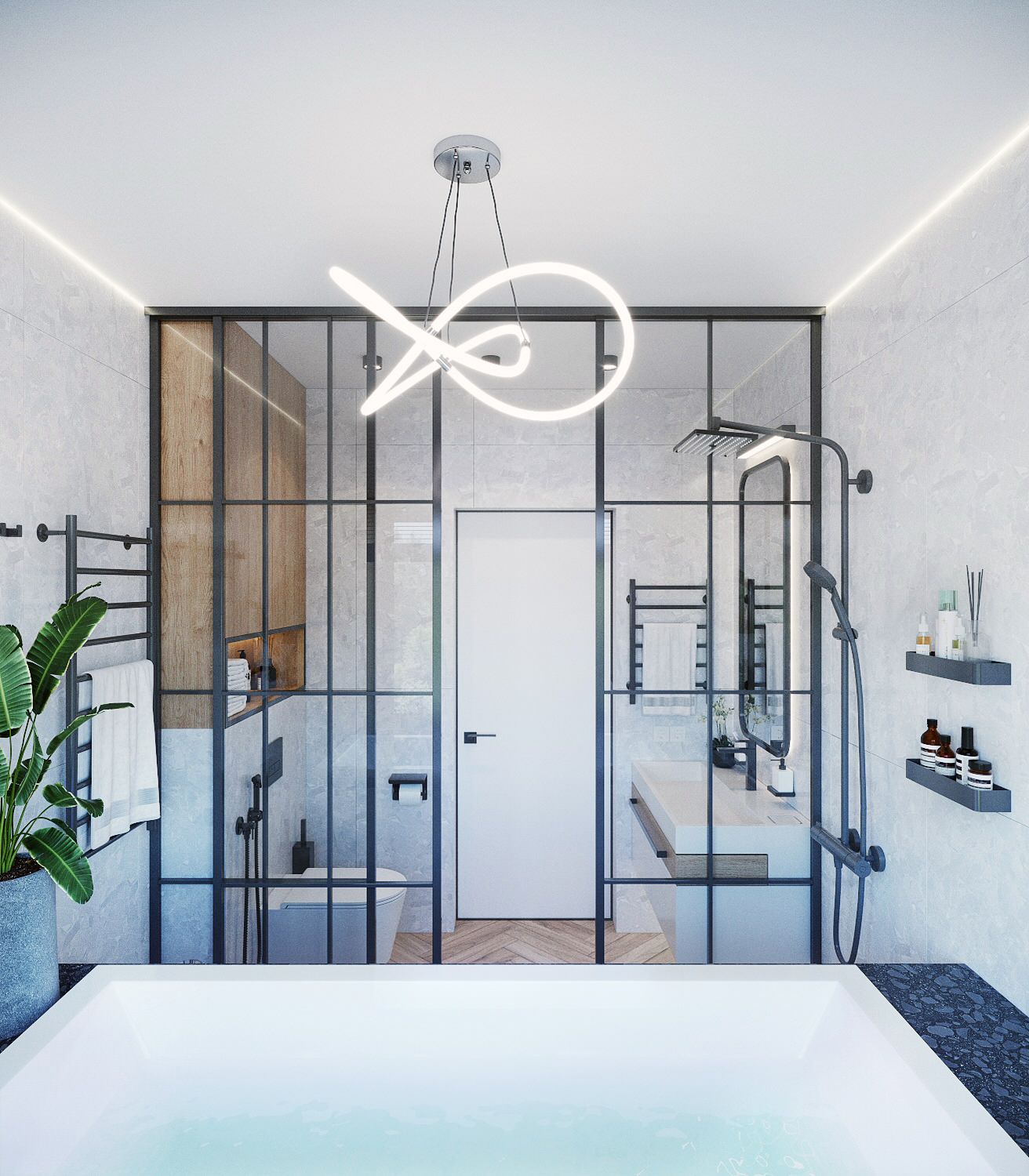 Проект интерьера частного дома