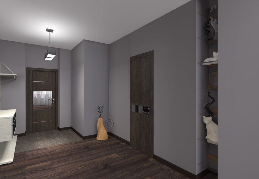 Дизайн-проект квартиры в ЖК "Дирижабль" на Профсоюзной ул.