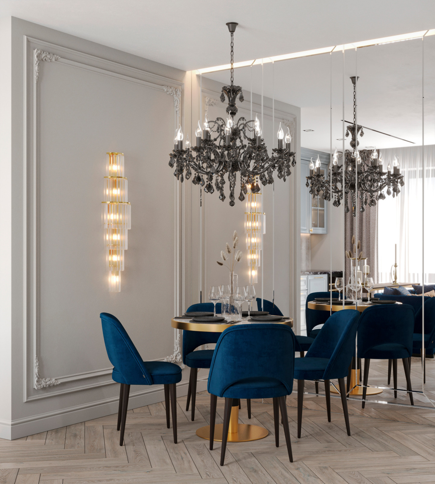 Интерьер, где царит ночь