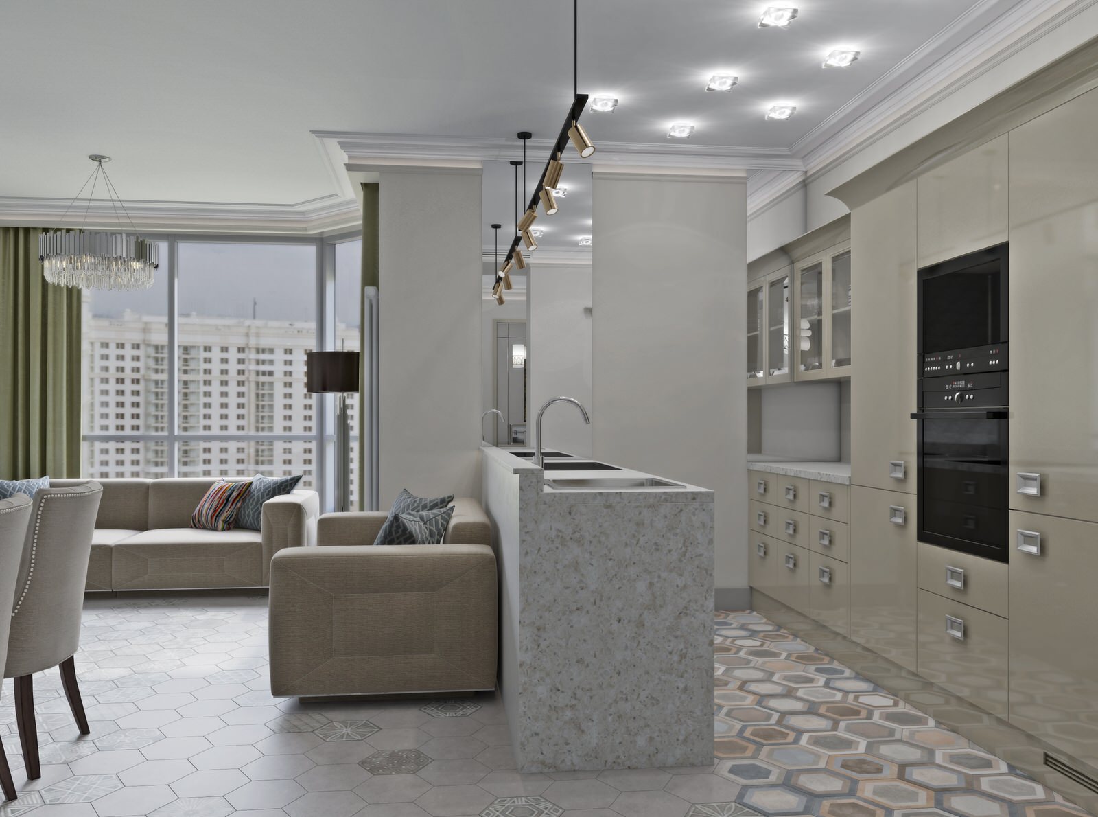 Дизайн-проект квартиры в ЖК Мосфильмовский