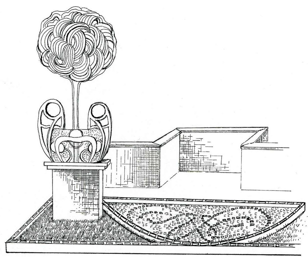 Декор в саду. Наши работы прошлых лет.
