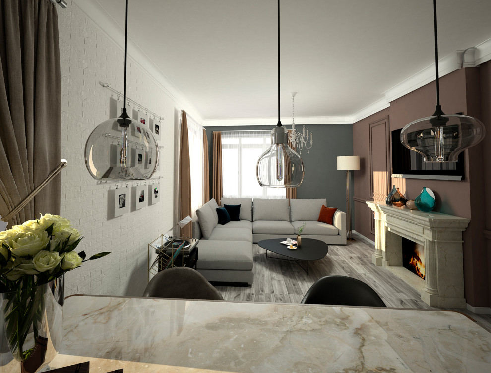 Американская неоклассика для взрослой семейной пары.