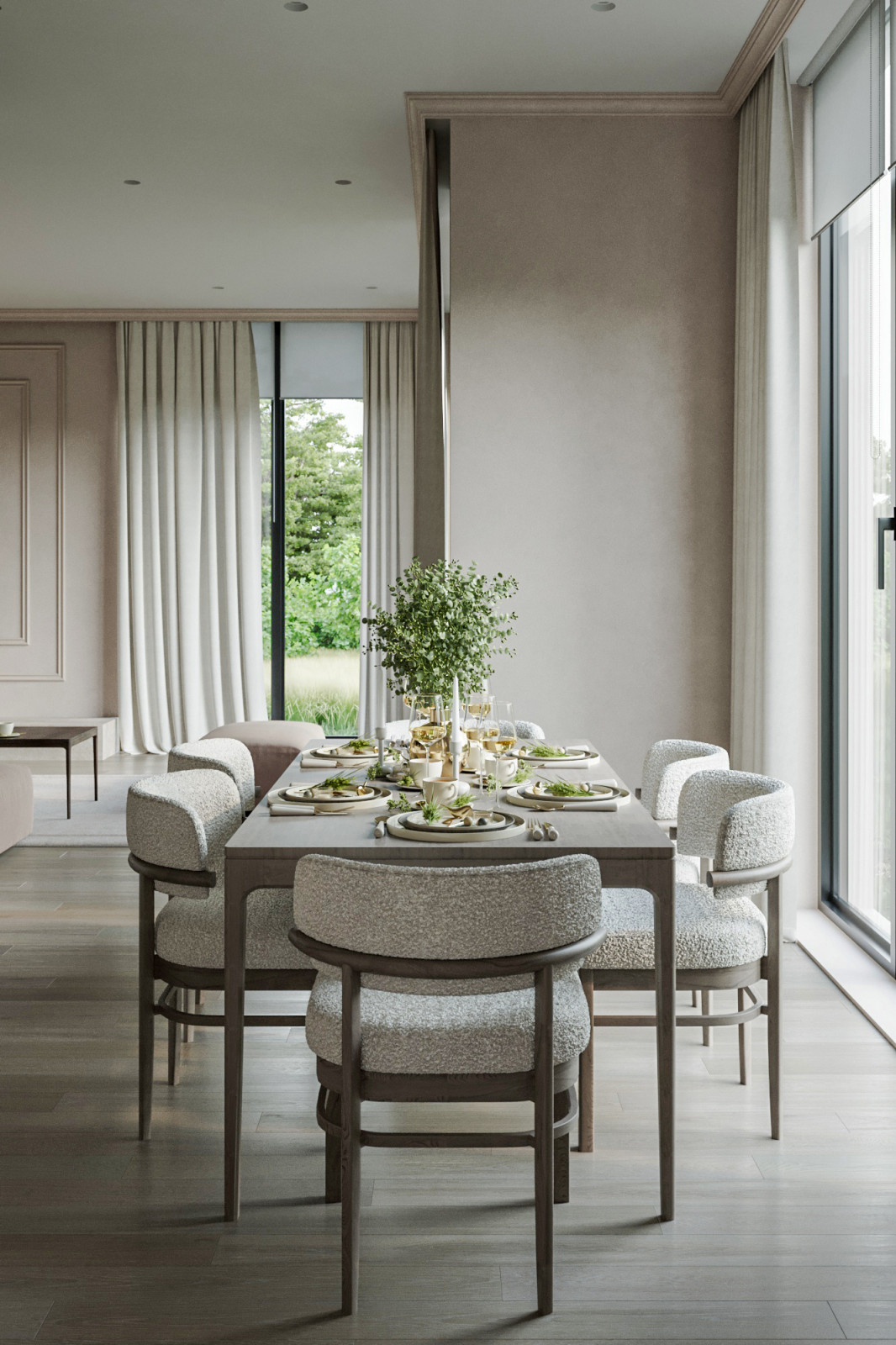 Обложка проекта: Кухня-гостиная в частном доме