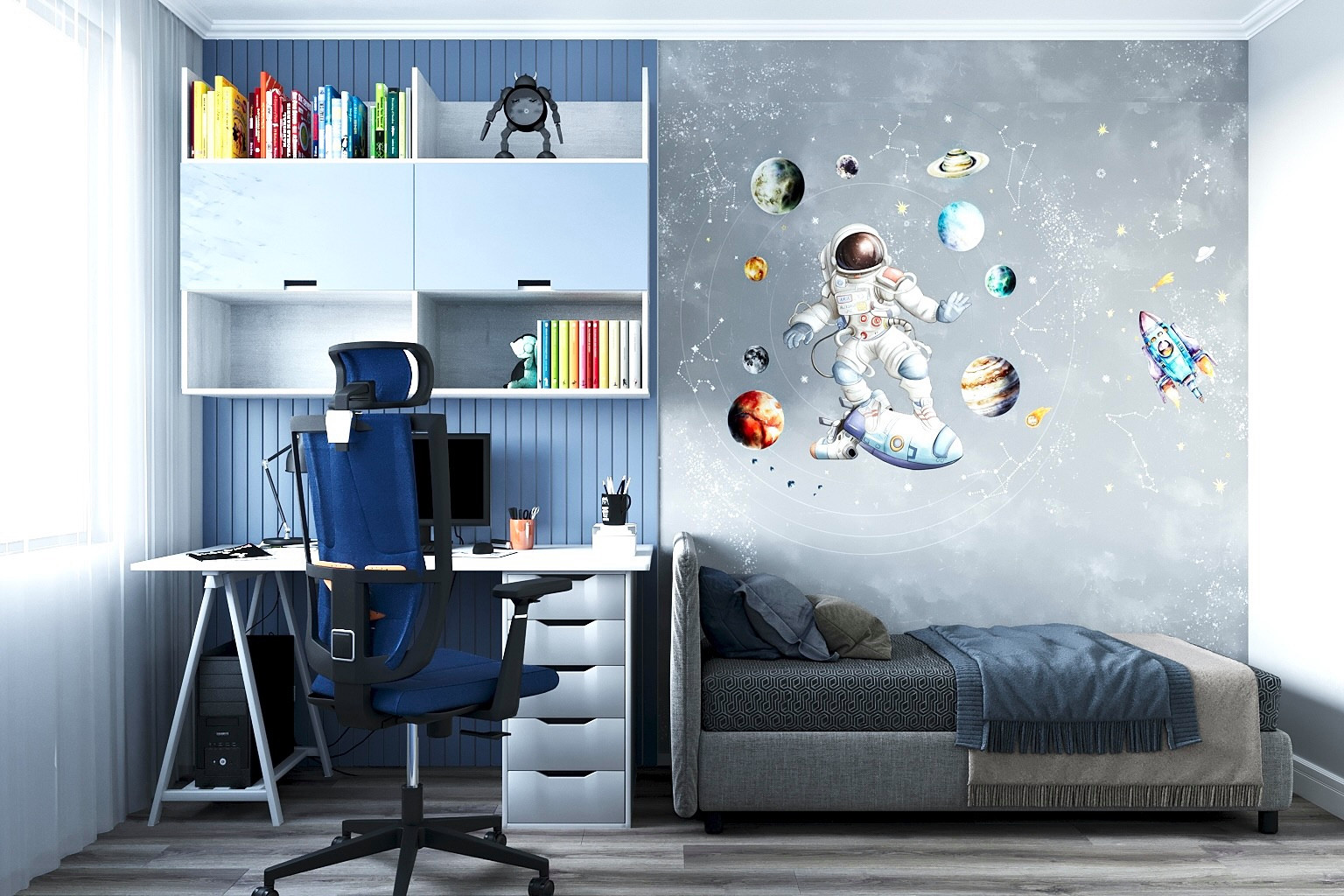 Обложка проекта: Детская комната для мальчика