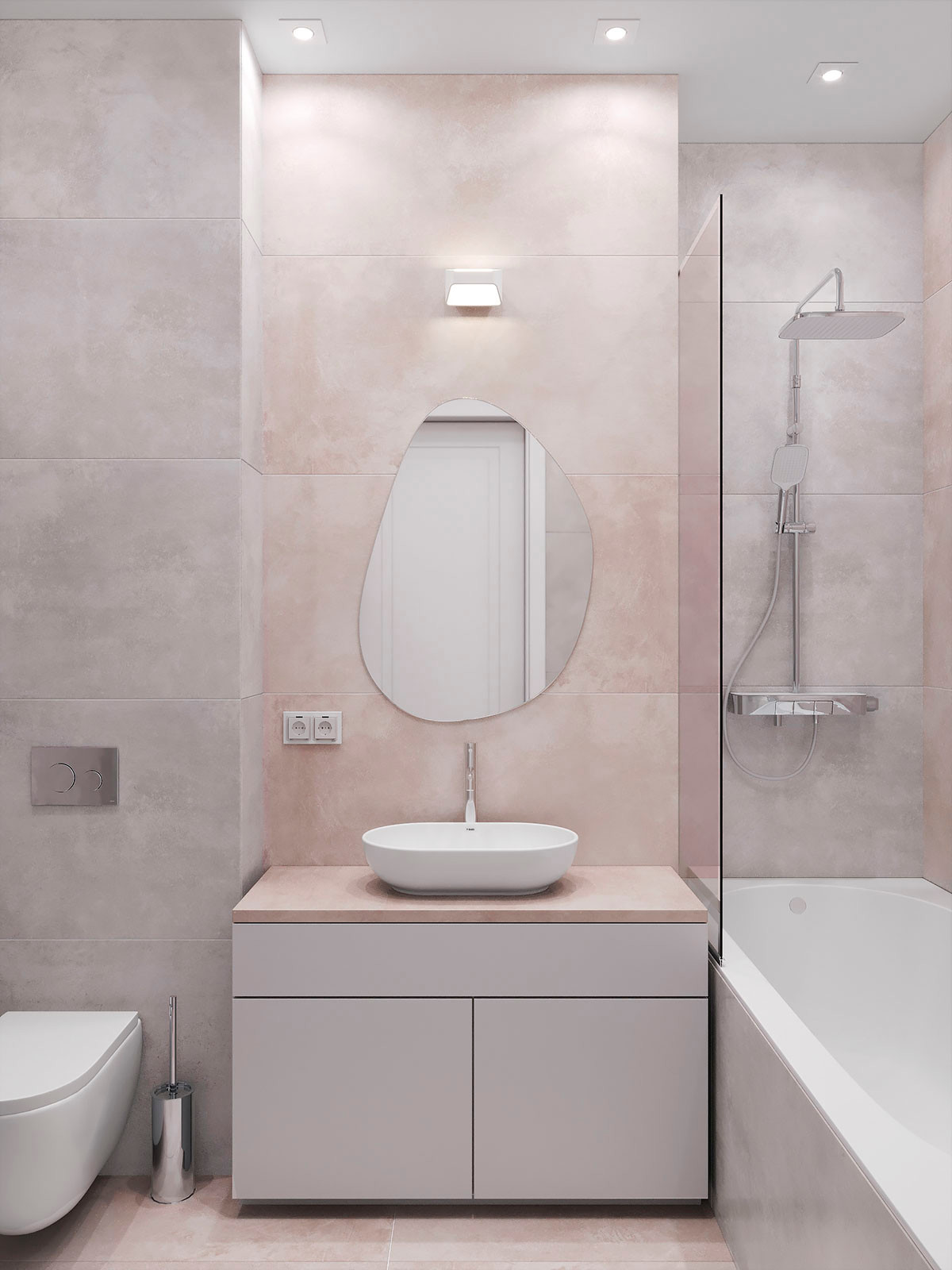 Проект "Персиковый минимализм"