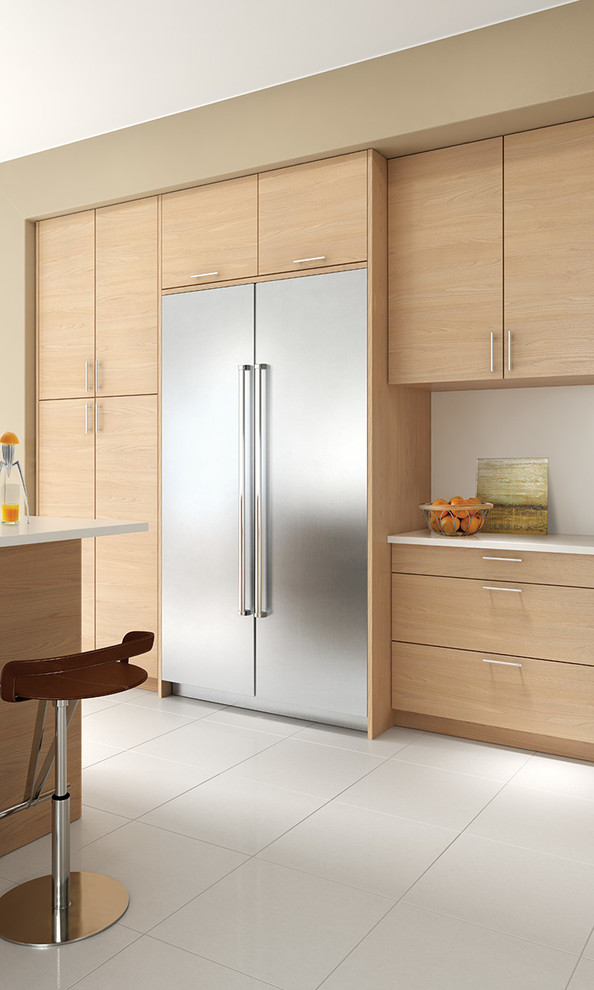 Интегрируемые холодильники в интерьере