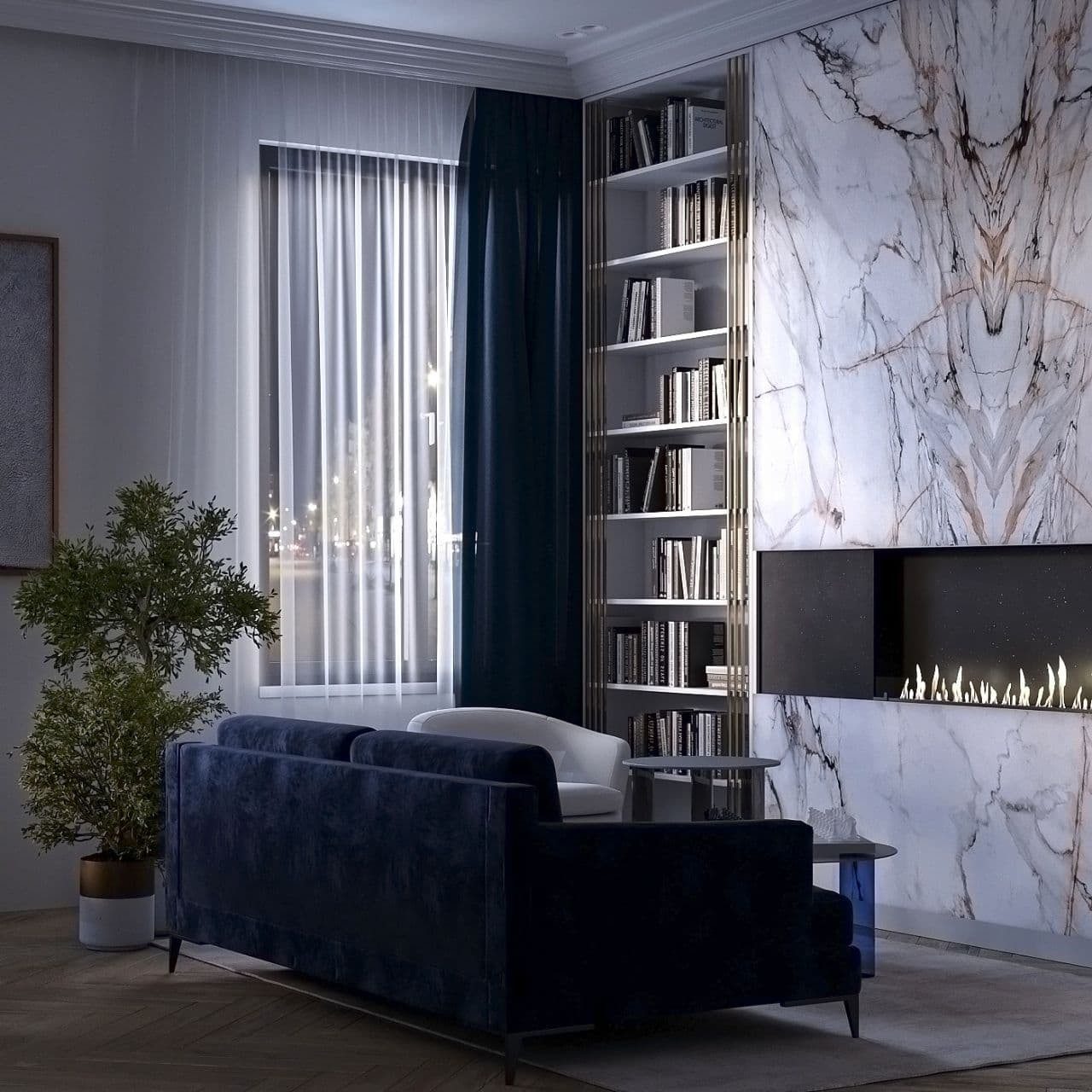 Обложка проекта: COZY LIVING ROOM