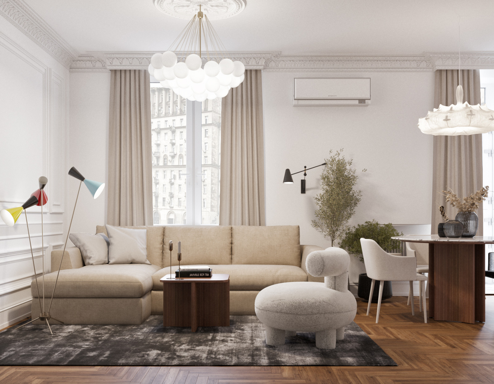 Квартира в сталинском доме на Кутузовском проспекте