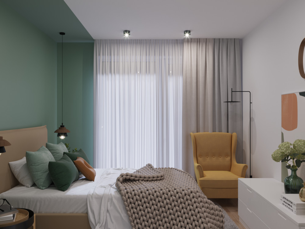 Интерьер жилой квартиры в современной стилистике