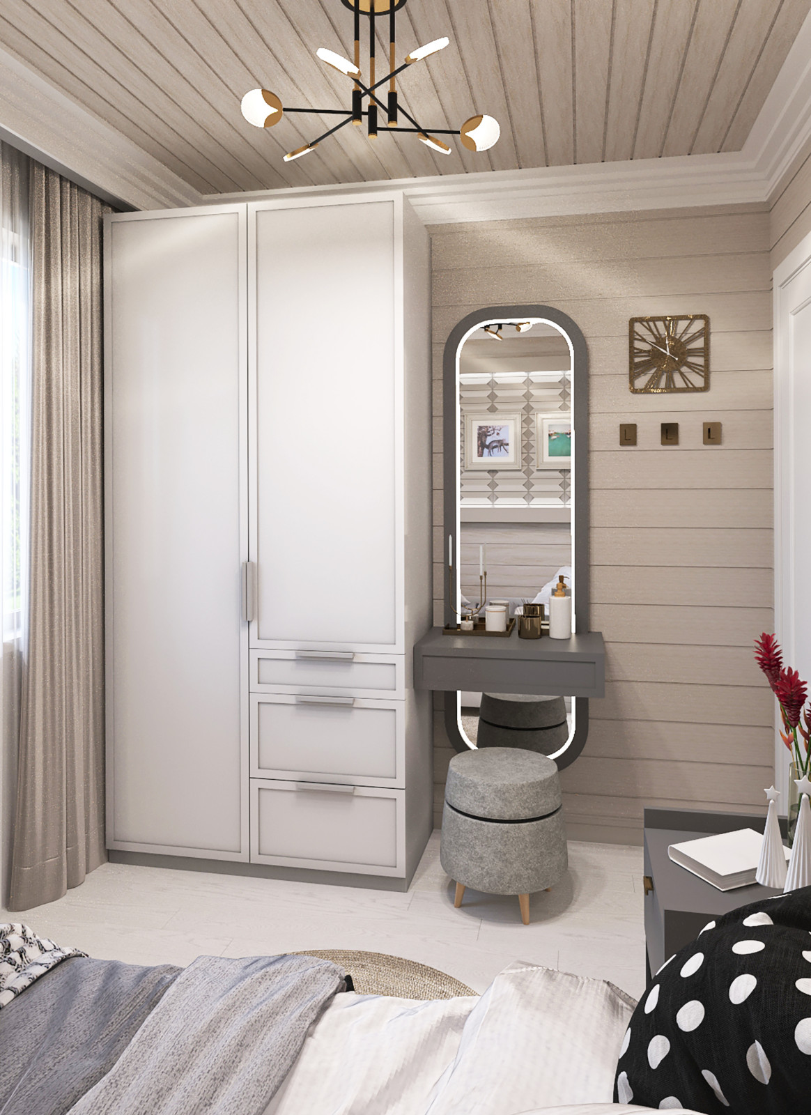 Спальня в загородном доме