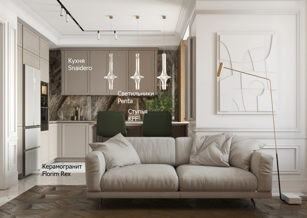 Квартира в центре Санкт-Петербурга.