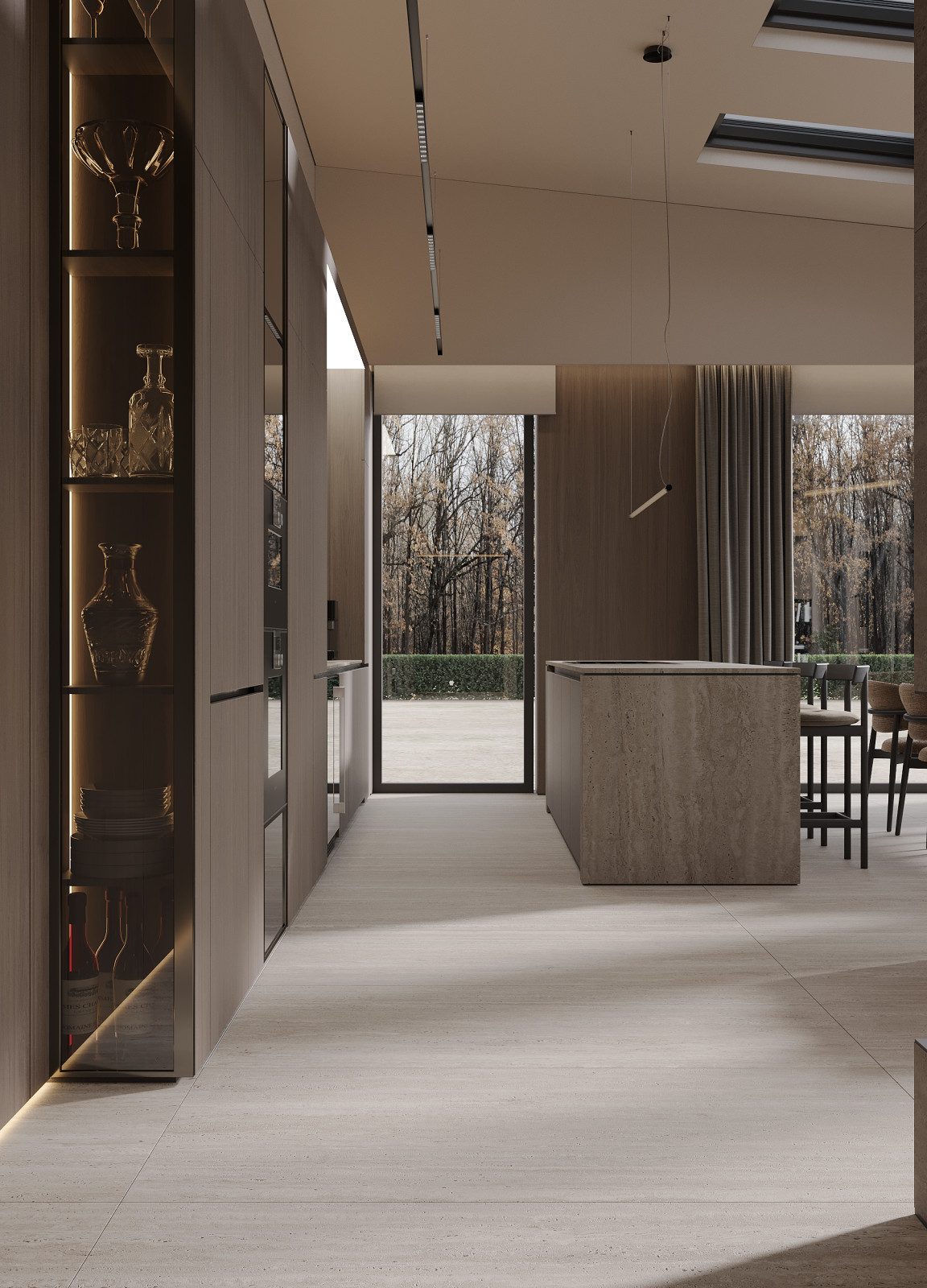 Интерьер дома, 9 просека, 240м2