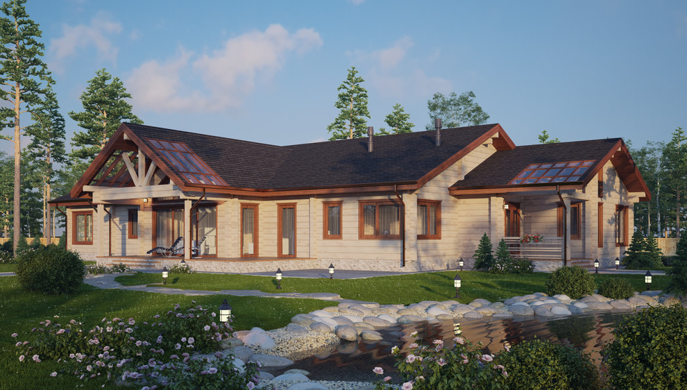 Проект дома из клееного бруса