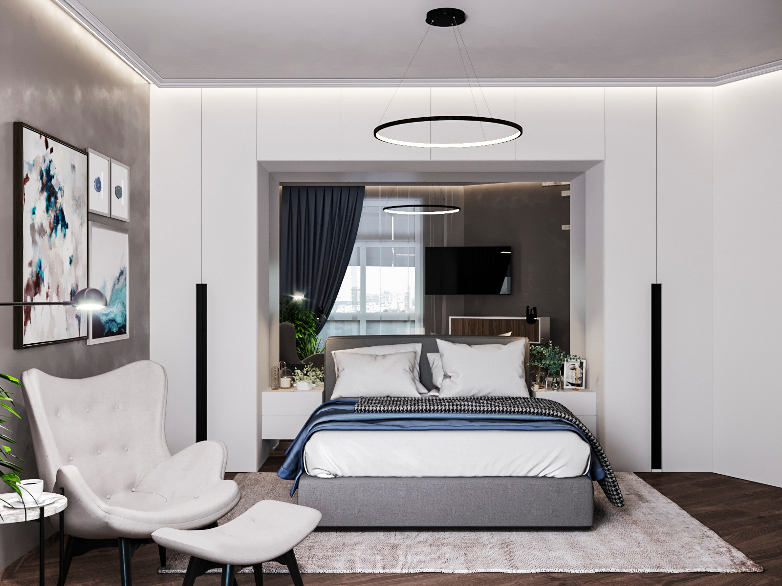 Квартира в г.Королев. современном стиле с элементами лофт