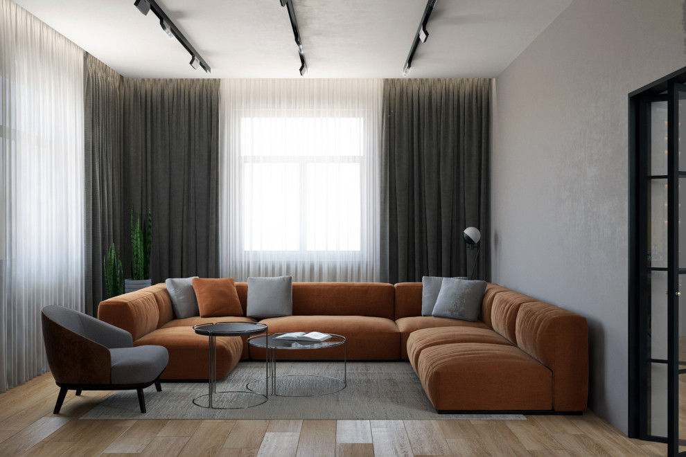 Кухня-гостиная в современном стиле