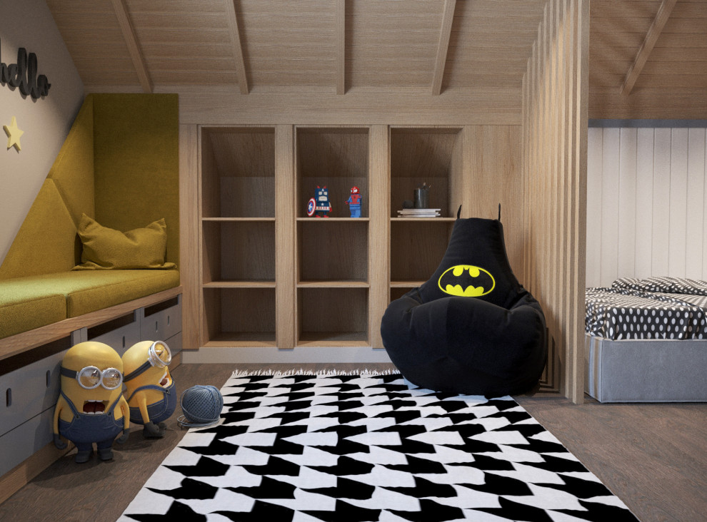 Яркий дом для большой семьи в СНТ Малиновый