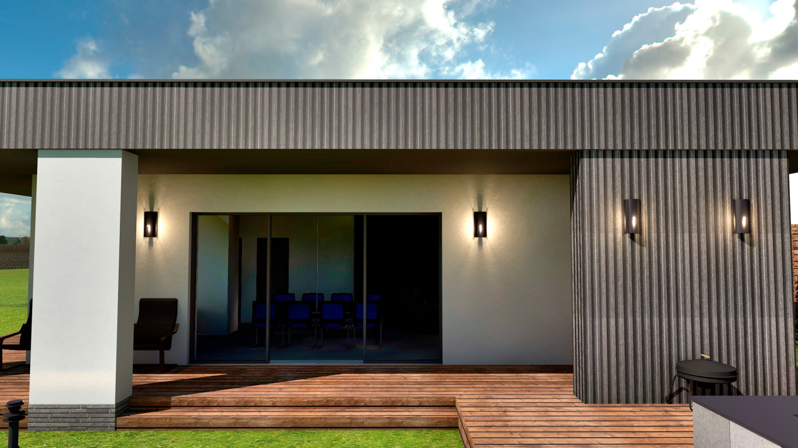 Дизайн-проект экстерьера дома 1