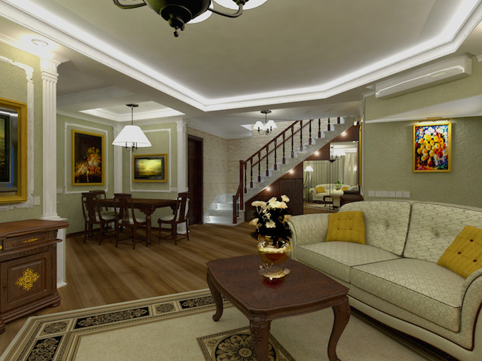 Интерьер салона. Герцлия. Визуализация. Дистанционное проектирование.