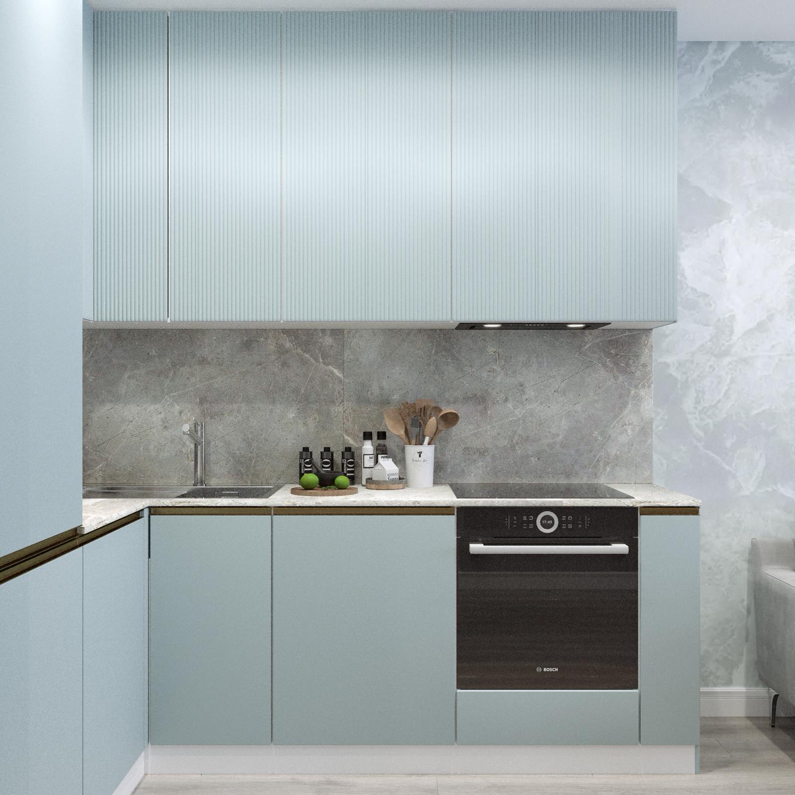 Стильный интерьер в серых тонах