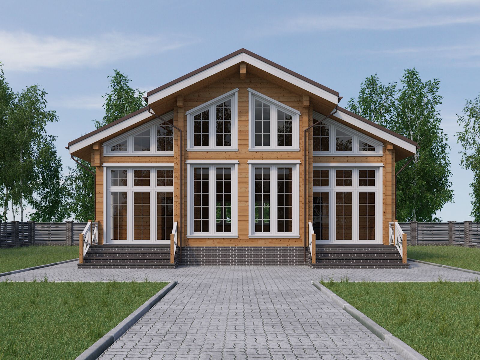 Дом из клееного бруса Старые Решёты