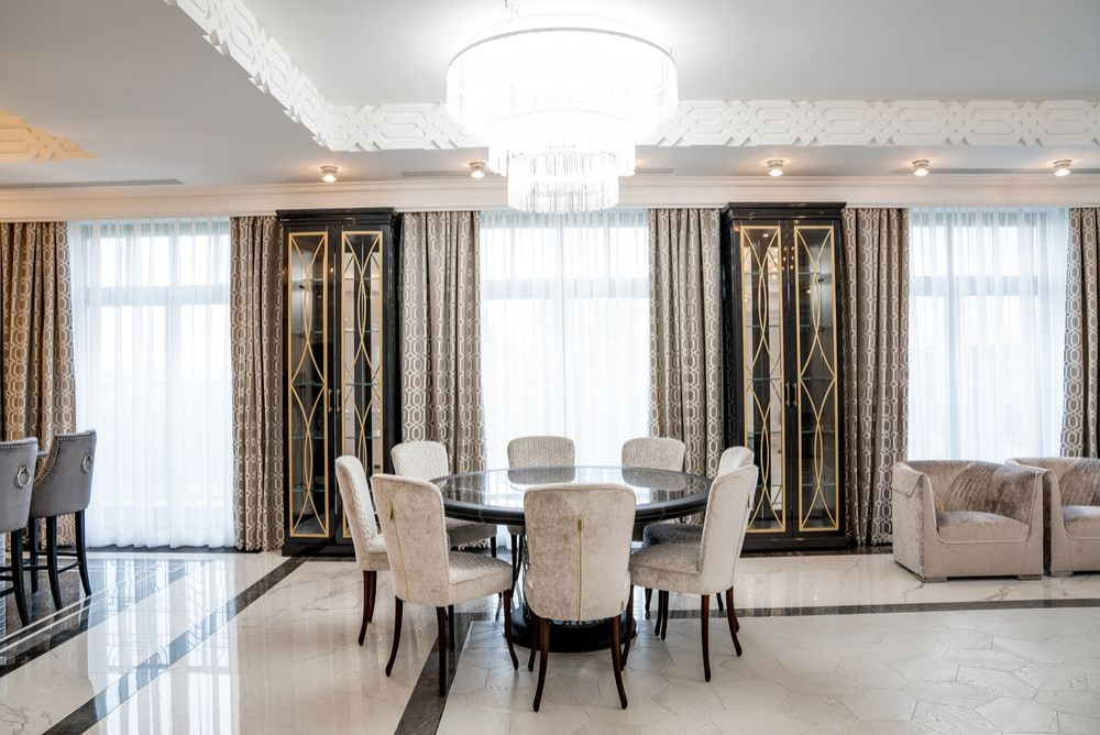 Ремонт четырехкомнатной квартиры площадью 276 кв.м в стиле Ар-деко