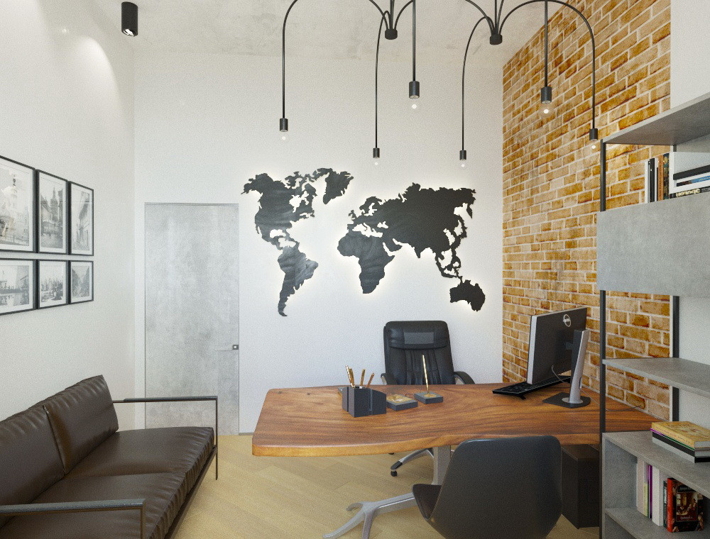 Офис страховой компании в стиле ЛОФТ