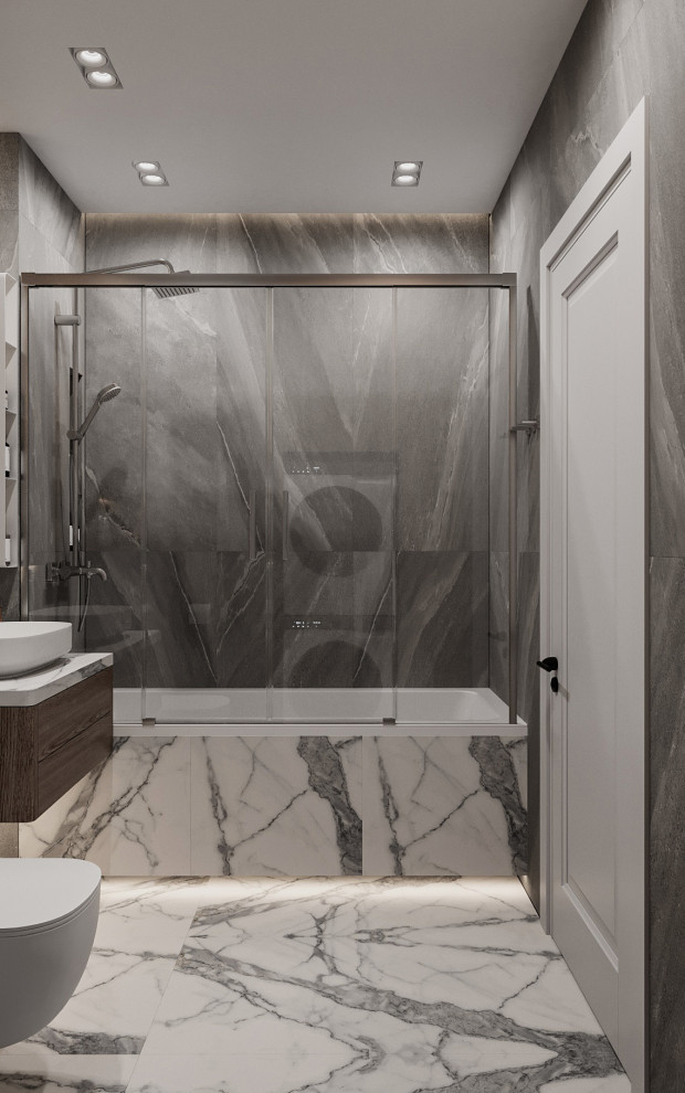 Дизайн-проект трехкомнатной квартиры 80 кв.м. Проект 2024г.