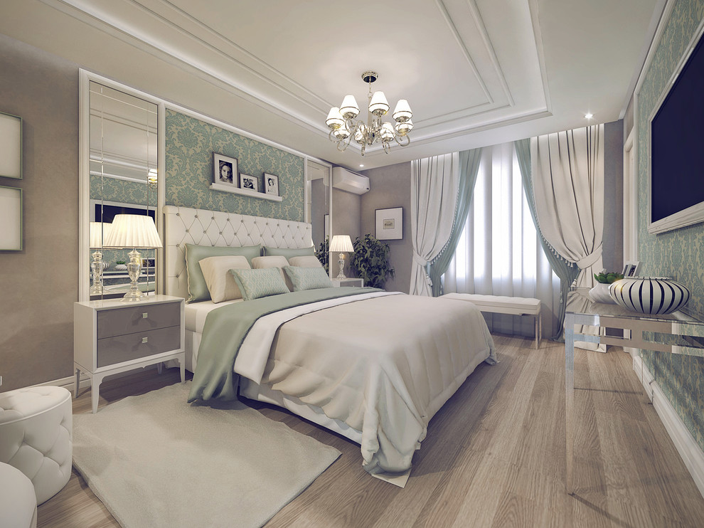 Дизайн интерьера классической спальни