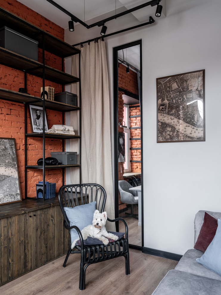 Квартира-офис на "Флаконе". Лофт в классическом английском стиле