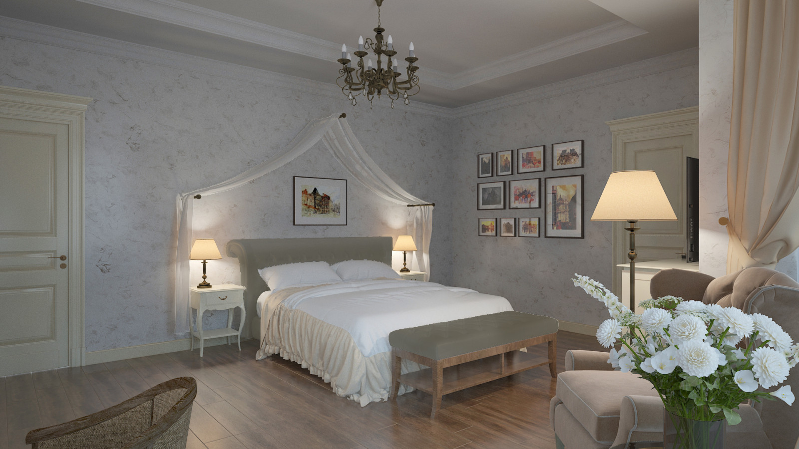 "Усадьба Вельяминово" главная спальня