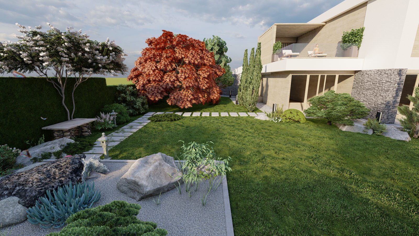 Сад "Многоликий". КП Райт Вилладж