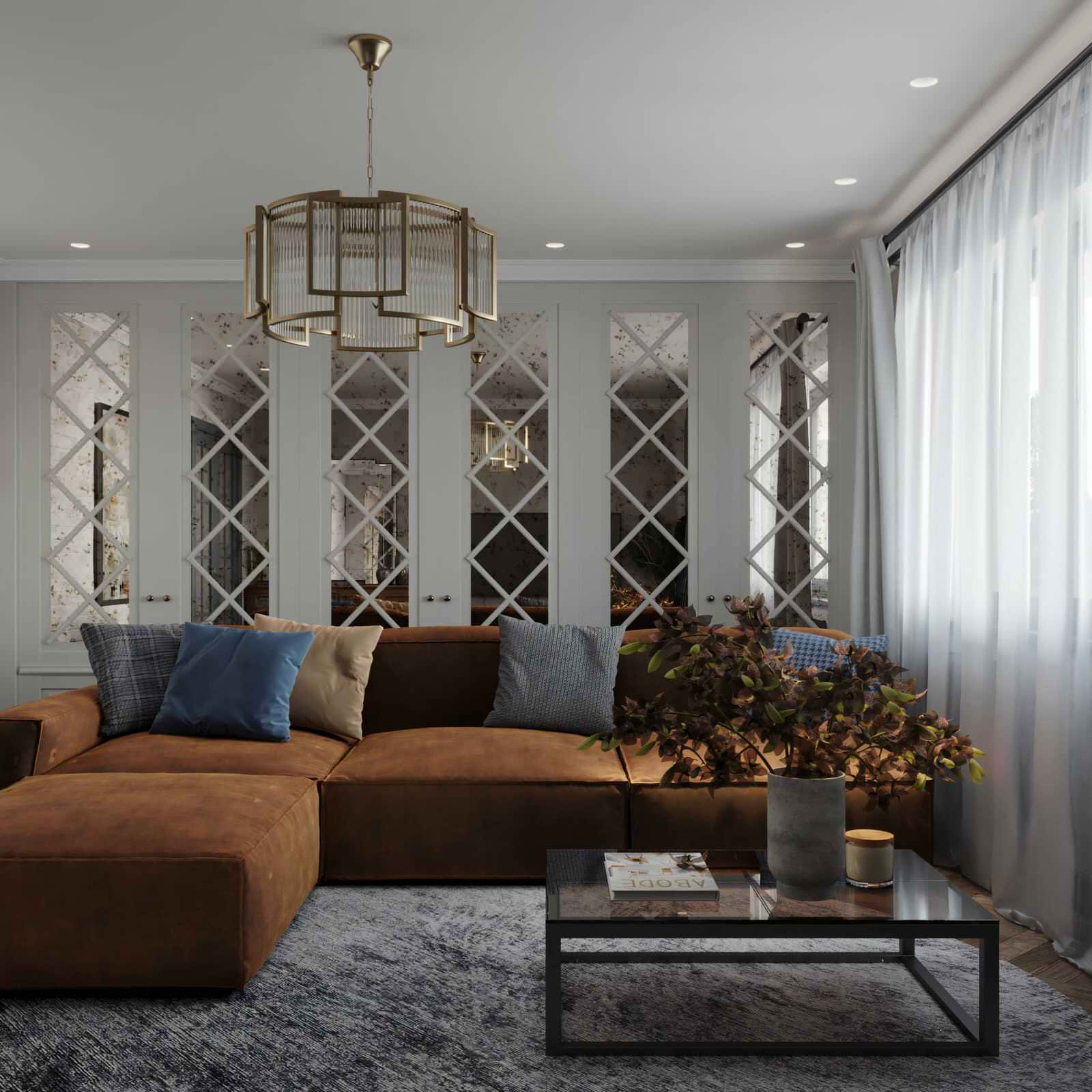 Дизайн и ремонт квартиры в КП «Новогорск» — Единство противоположностей