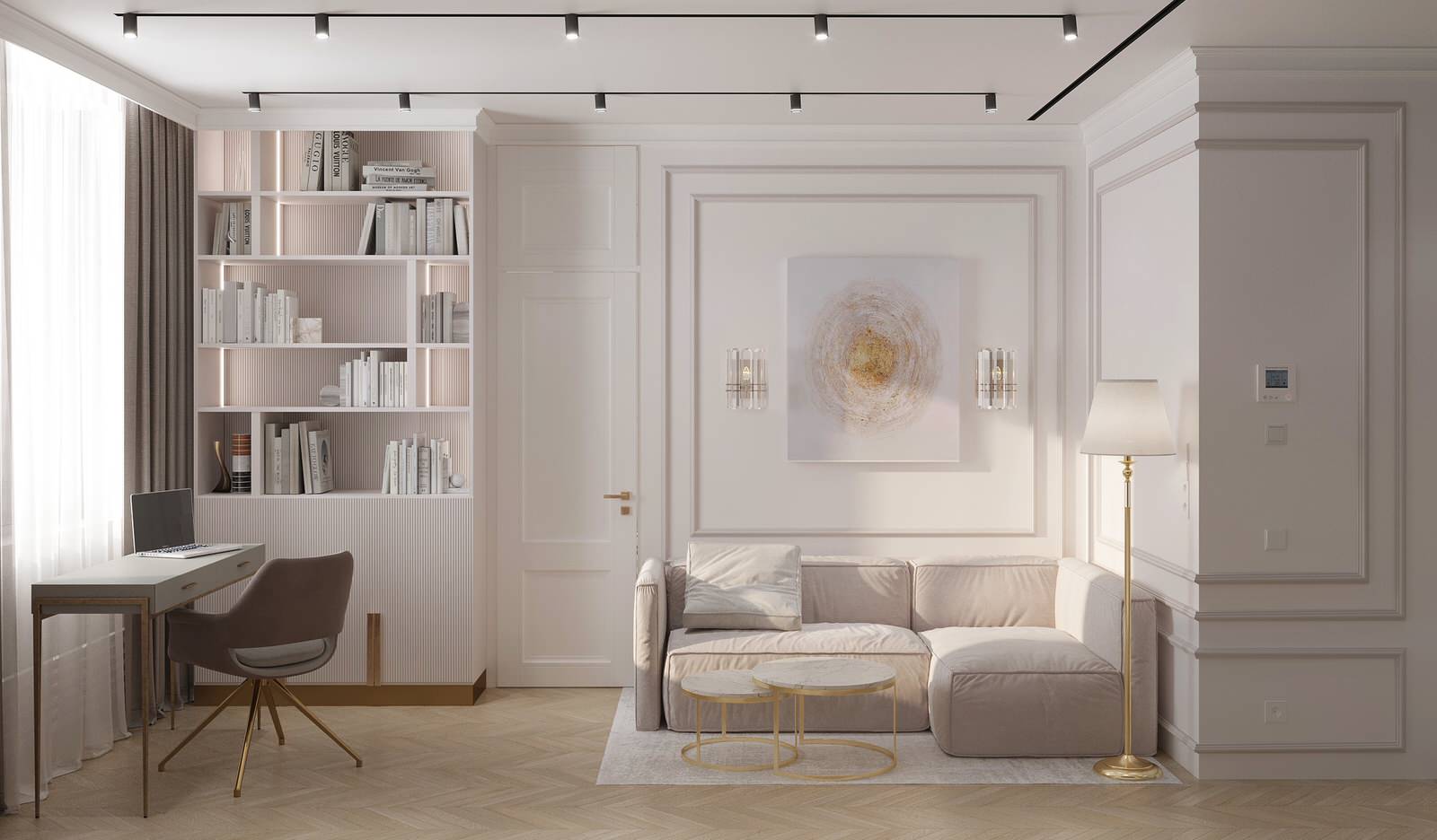 Дизайн-проект ЖК Династия 67кв.м