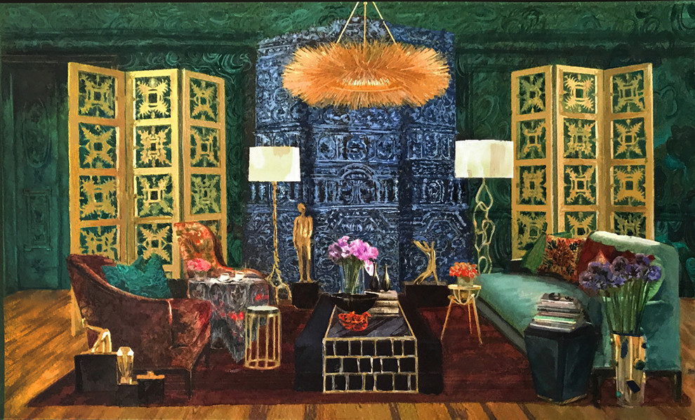 Дизайн-прект спальной комнаты