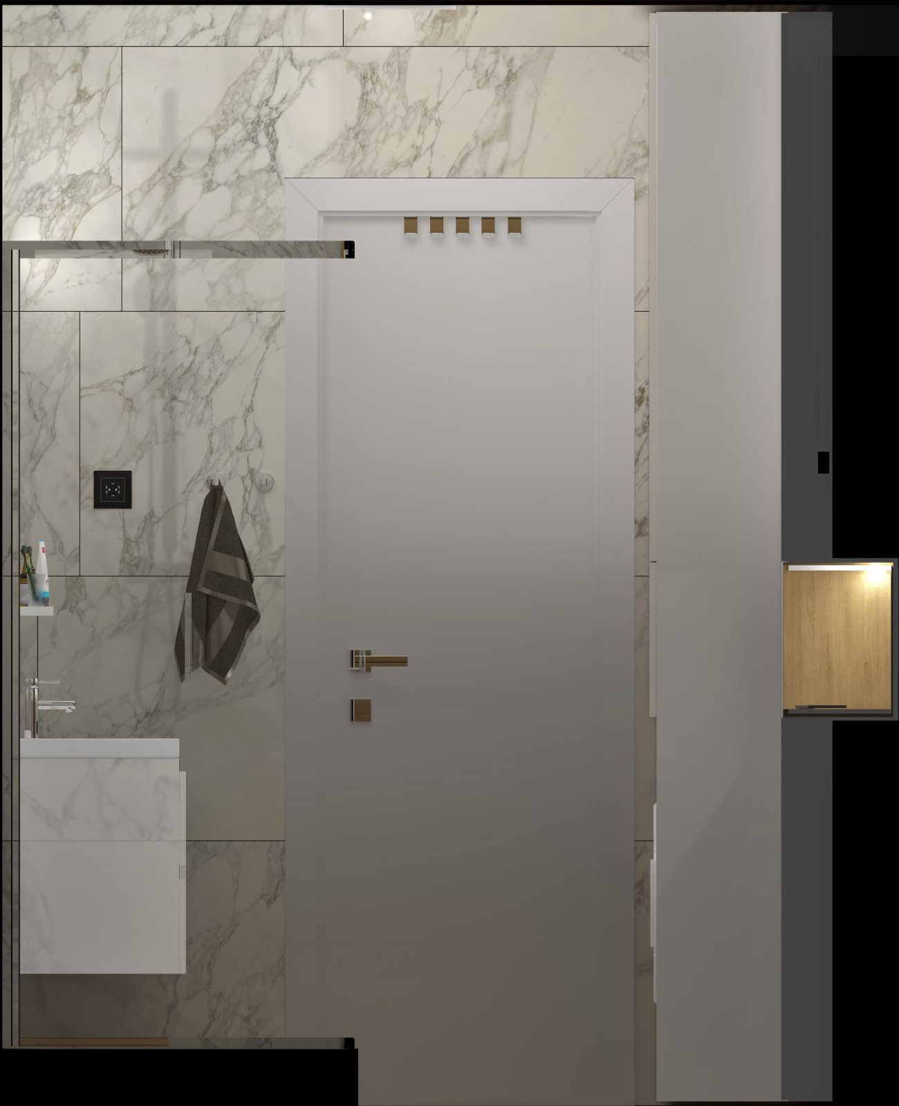 Визуализация санузла для заказчицы в Г.Санкт - Петербург.