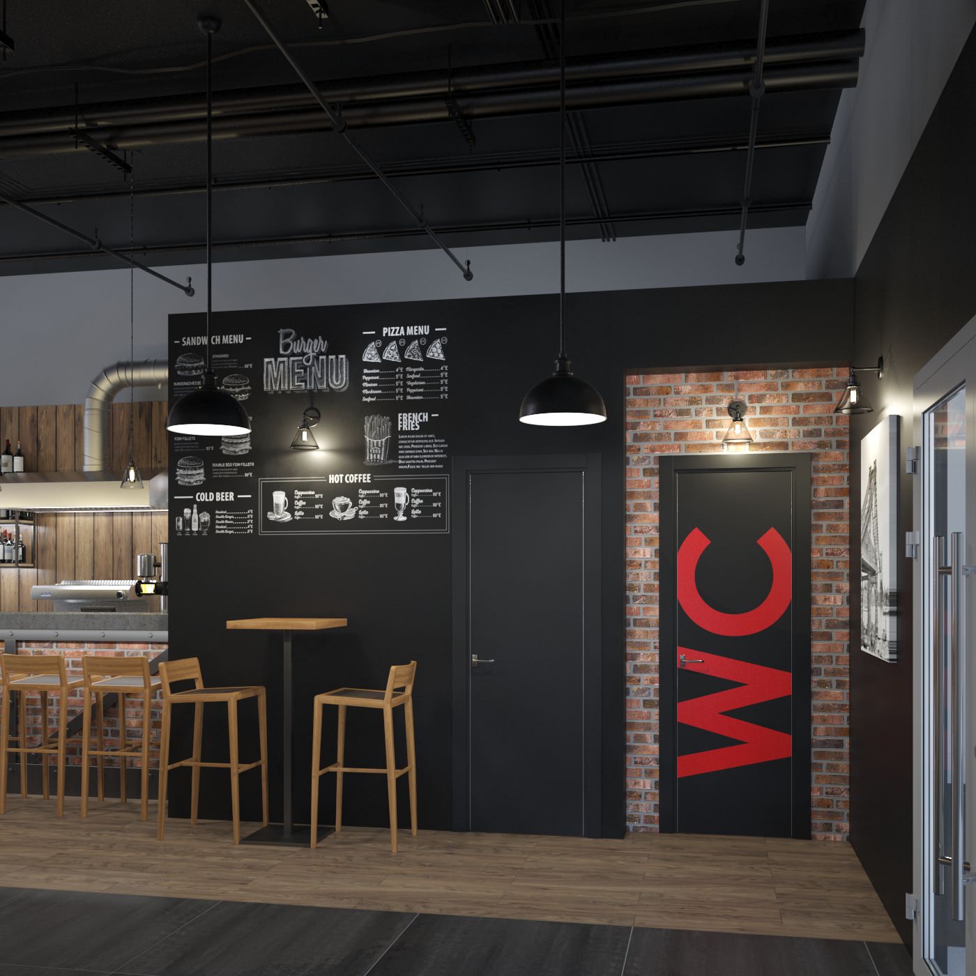 Кафе-бургерная в деловом комплексе «Основа центр»