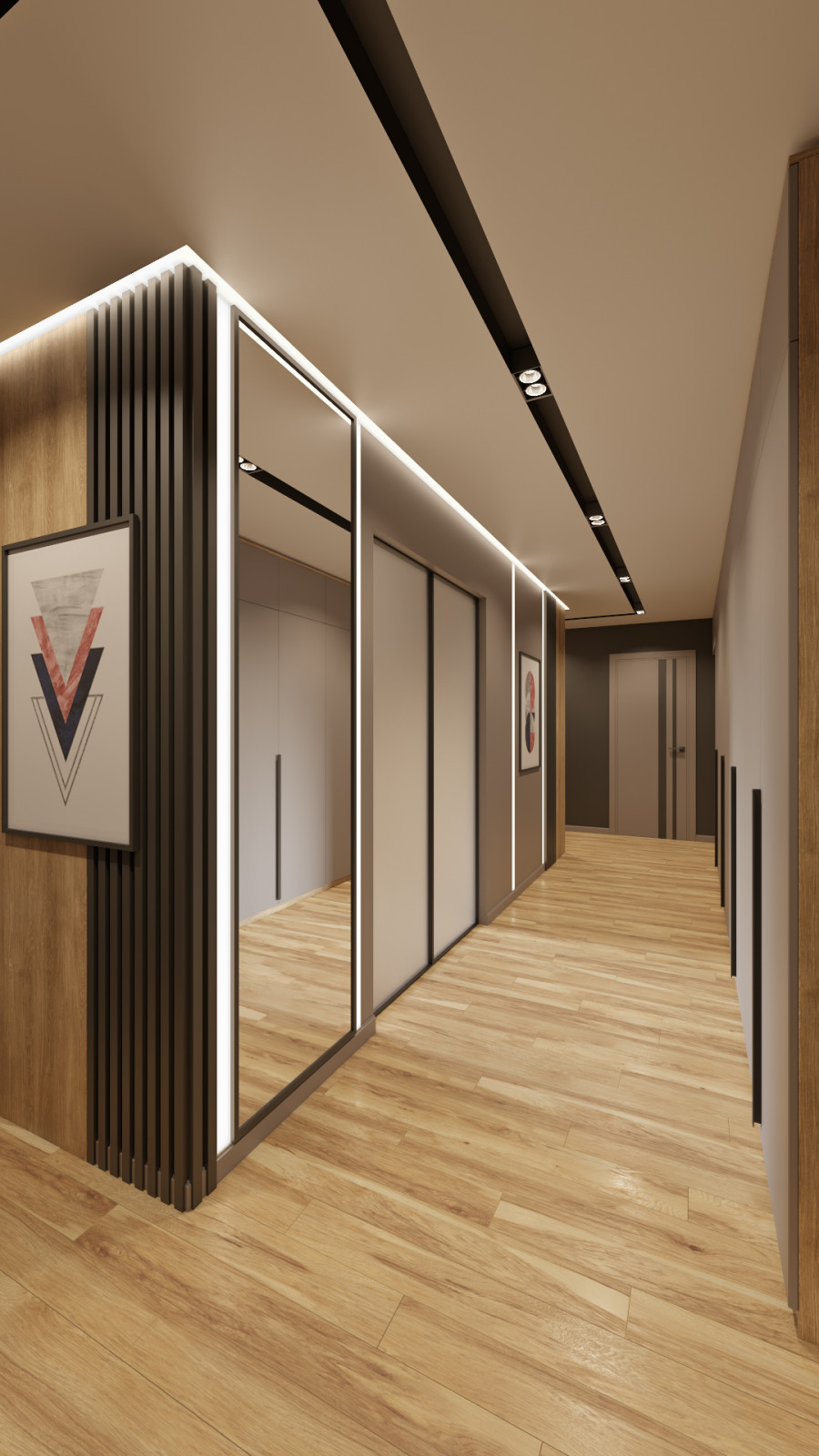 Дизайн трехкомнатной квартиры Днепр