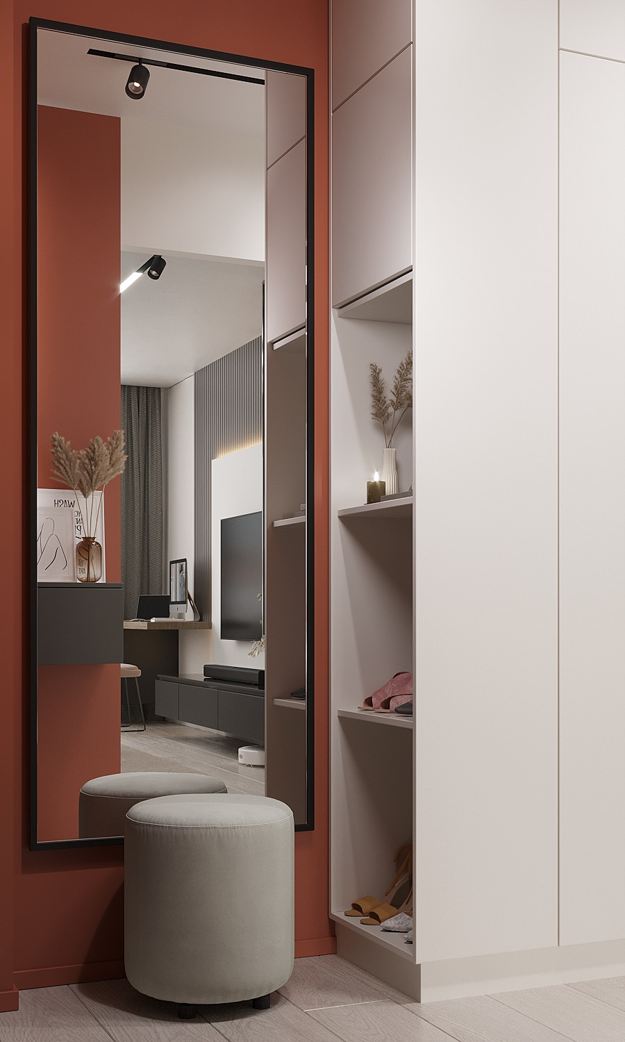 Современный интерьер в ЖК «Znak», Ижевск, 73 кв. м2