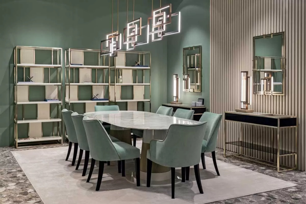 Subtle Sage Dining Room