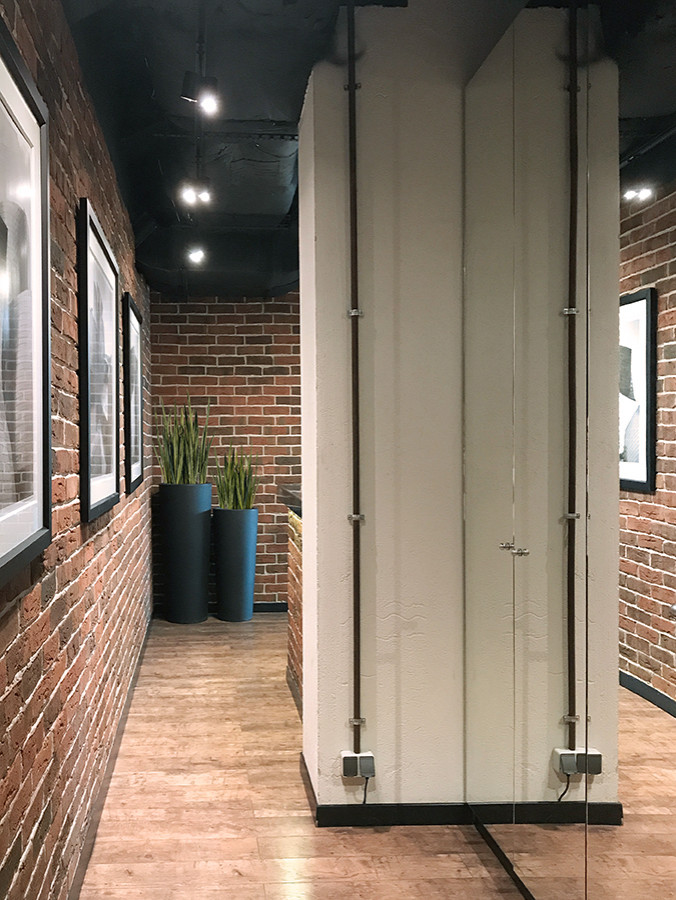 Кабинет в стиле лофт