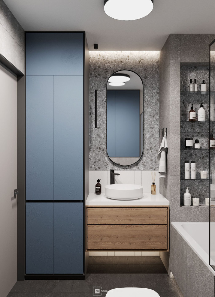 Стильная квартира с панорамными окнами даже в санузле