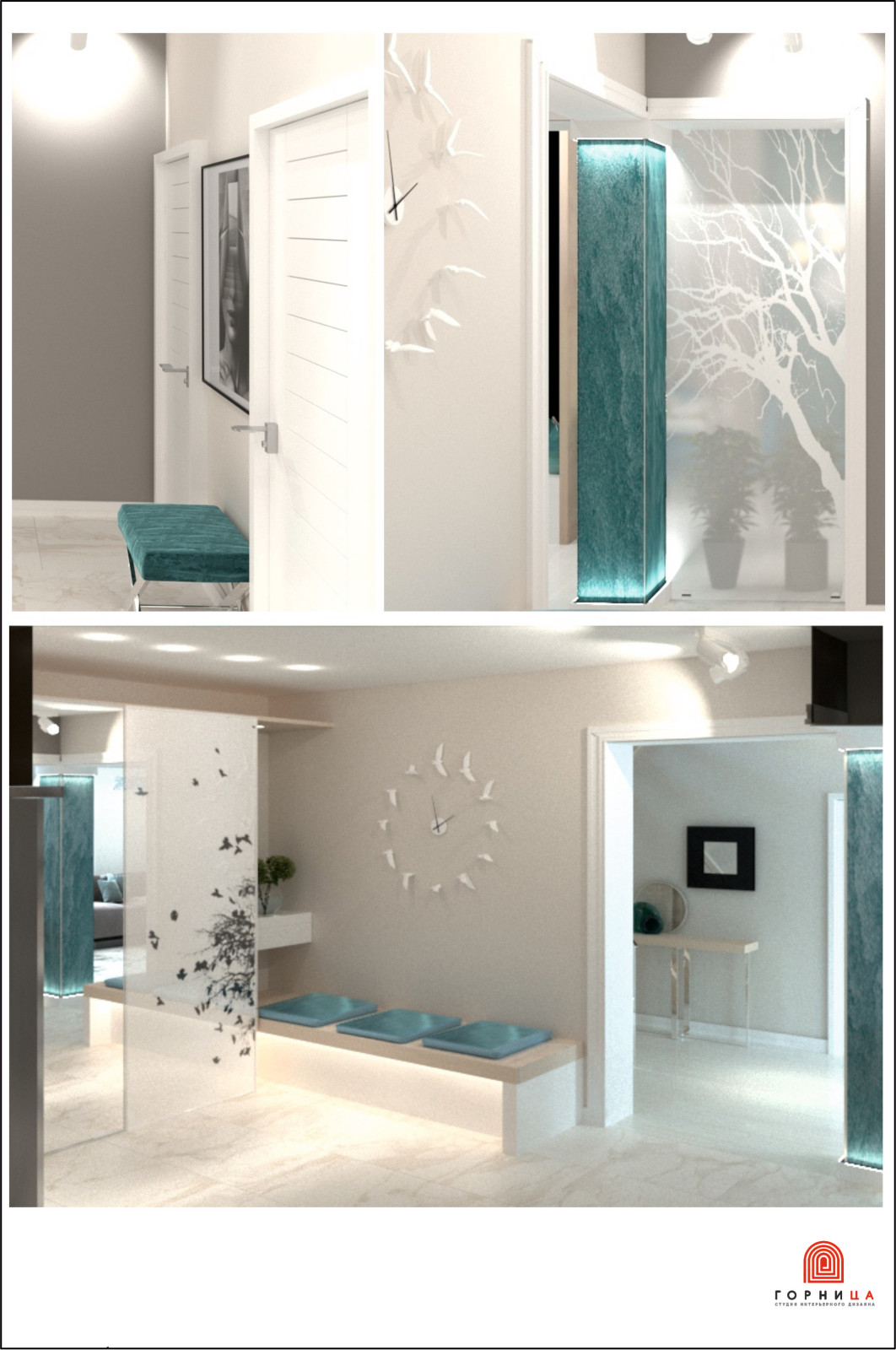 Современный интерьер загородного дома для семьи с ребенком