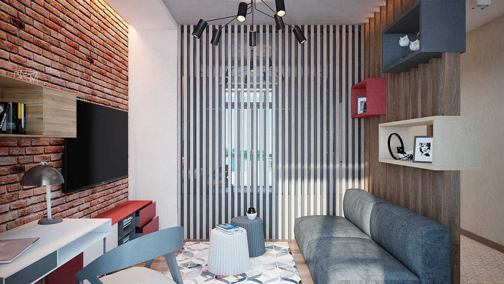 Переделанная однушка для студента